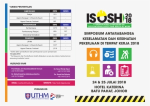 The Number Of Participants In Each Session Is Limited, - Universiti Tun Hussein Onn Malaysia #2668237