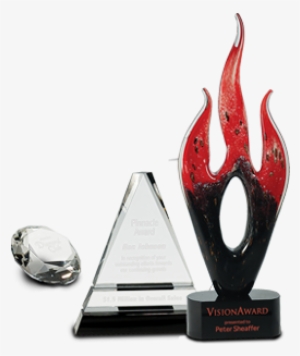 Crystal And Glass Awards - Engraved Crystal Glass Award 7 3/4 Inch Clear Crystal #2668367
