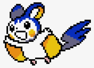 Emolga - Emolga Pixel Art #2668892