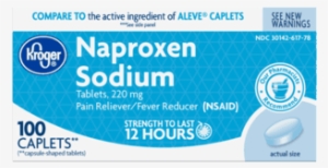 Kroger® Naproxen Sodium Caplets 220mg - 100 Ct Kroger Naproxen Sodium #2669315