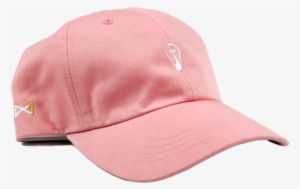 White Edsion Dad Hat [pink] - Hat #2669813