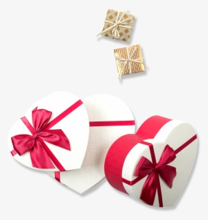 Simple Gorgeous Heart Shaped Gift Box Decoration Vector - Gift #2670410