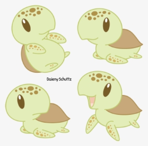Chibi Loggerhead Sea Turtle By Daieny - Cute Chibi Turtle Drawings #2670495