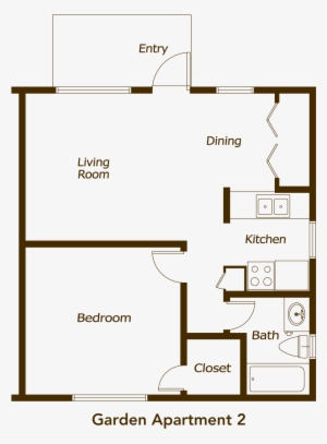 Floor Plan - Apartment Plan Png #2670517