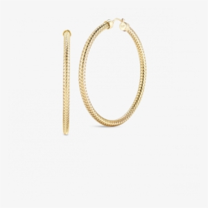 Roberto Coin Large Hoop Earrings - Body Jewelry #2670807