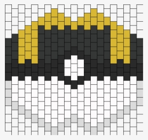 Pokemon Ultra Ball Mask Bead Pattern - Kandi Heart Mask Pattern #2670902