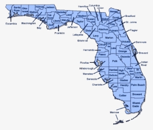 State Of Florida County Map - State Of Florida By Counties - Free ...