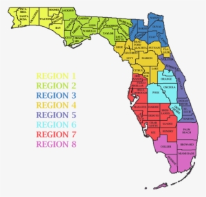 Florida Map Regions - Florida Region Map #2671557