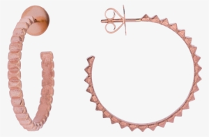 Gear Hoop Earrings - Helens Cycles Logo #2671622