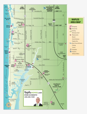 Map Of Naples, Florida - Map Of Naples Florida Neighborhoods #2672008