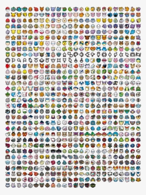 Click For Full Sized Image Small Pokémon Icons - Pokemon Icons #2672768