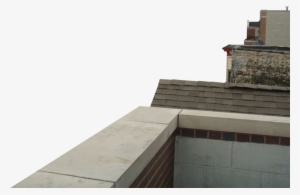 Rooftop Ledge Corner With Buildings - Building Roof Ledge #2673052