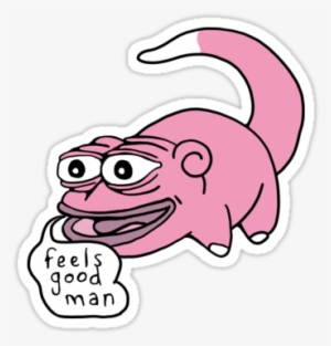Rare Pepe Slowpepe - Feels Good Man Flask #2673902