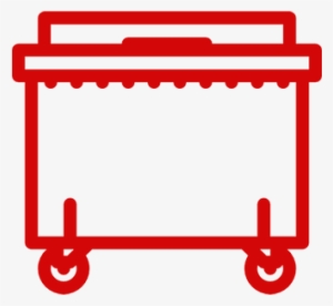 Dumpster Sizes - Contenedor De Basura Icono #2674459