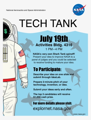 2018 Nasa Tech Tank Flyer - Nasa #2676361