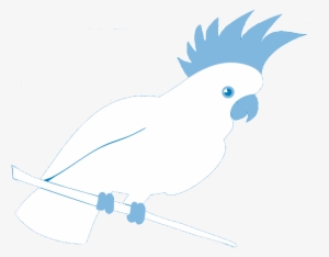 Cockatoo Blue - Sulphur-crested Cockatoo #2677460