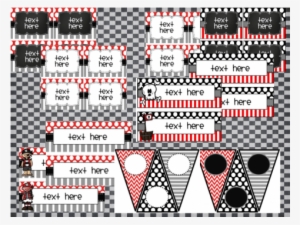 Editable Pirate Themed Labels/banner Set - Graphic Design #2677549