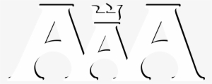Aaa Logo Black And White - Line Art #2678051