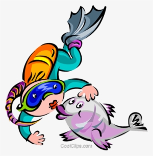 Scuba Diving Cartoon - Kids Scuba #2678506