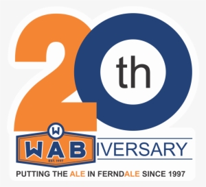 Wab 20th Logo Overlay - Woodward Avenue Brewers #2679333