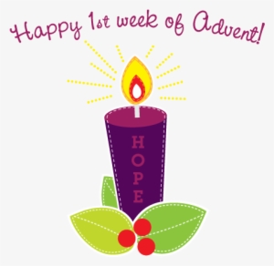 Advent Wreath Week - Happy First Week Of Advent #2681030
