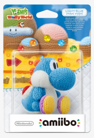 Nintendo Yoshis Wooly World Blue Yarn Yoshi Amiibo #2681179