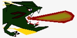Garchomp Sharpedo Mega Rayquaza Combo - Pixel Art #2681416