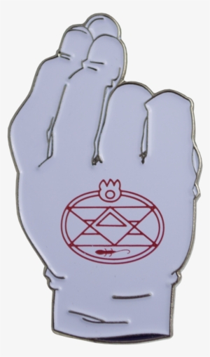 Fullmetal Alchemist Mustang Flame Glove Enamel Pin - Drawing #2682374