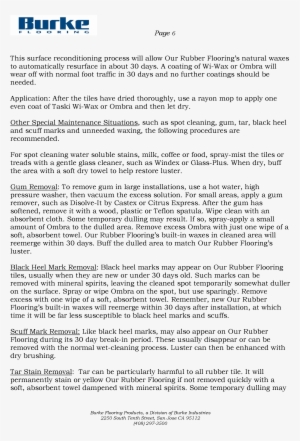 Endura Solid Color Rubber Tile - Document #2682394