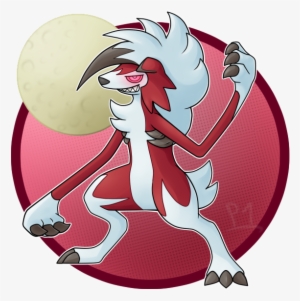 Midnight Lycanroc - Cartoon #2683145