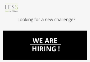 L - E - S - S - - Linkedin #2683169