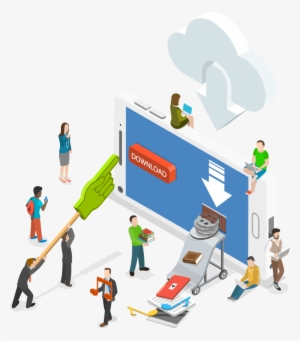 Sell Digital Goods Online With Fastspring - Selling Product Cartoon Png #2683198