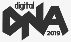 Digital Dna Logo Square Monotone - Logo #2683228