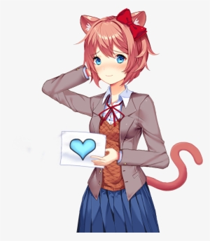Edited - Doki Doki Literature Club Sayori Neko #2683229 Edited - Doki Doki Literature Club Sayori Neko #2683229