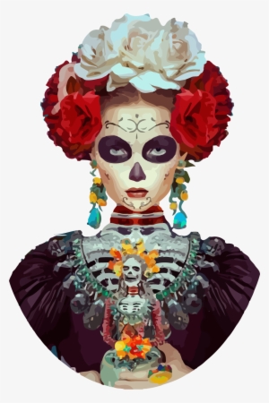 Pin By Mar Abelle On Art Craft - Frida Kahlo Day Of The Dead Costume #2684174