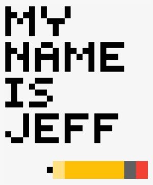 My Name Is Jeff - Pixel Game Over Logo Transparent Png #2684228