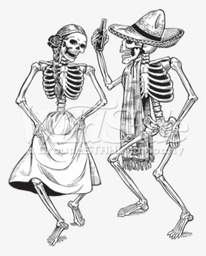 Dancing Skeletons -day Of The Dead - Pins & Bones Dia De Los Muertos Dancing Skeleton #2684274 Dancing Skeletons -day Of The Dead - Pins & Bones Dia De Los Muertos Dancing Skeleton #2684274