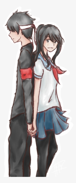 Budo Masuta And Ayano Aishi By Keipup - Ayano X Budo Png #2684797