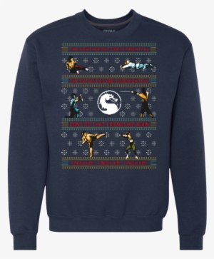 Finish Him Finish Him Finish Him Premium Crewneck Sweatshirt - Sweater #2685532