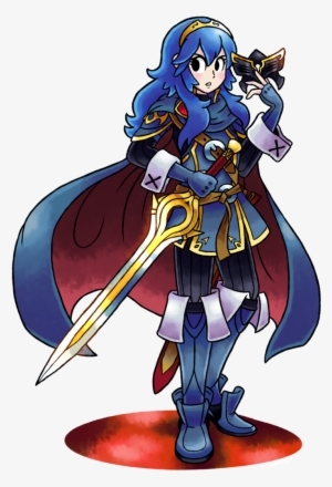 Jpg Royalty Free Stock Bayonetta Transparent Lucina - Mario Fire Emblem Style #2685752
