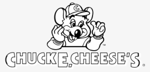 Chuck E Cheese's Logo Black And White - Chuck E Cheese Coloring #2685907