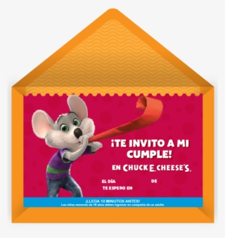 Descarga E Imprime - Chuck E Cheese Invitacion #2686164