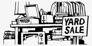 18 Awesome Tips For Hosting A Successful Garage Sale - Garage Sale Black And White #2686793