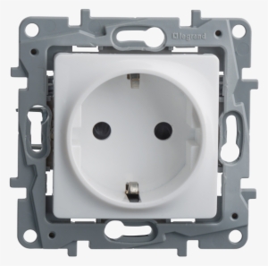 Розетка Etika С Заземлением Со Шторками Белая - Legrand Niloe Podświetlenie #2686813