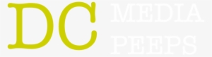 Dc Media Peeps Logo White Text Horizontal - Man Cave Art Print - Mini By Retro Designs #2687063