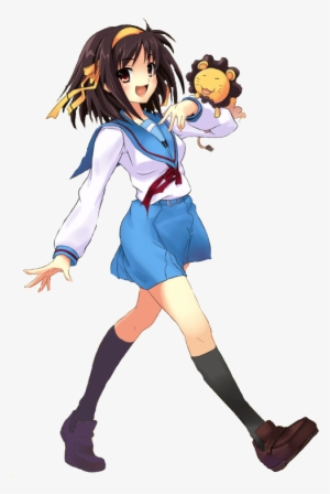 Haruhi Suzumiya Render By Yurippe Sama-d5xreal - Cartoon #2687263