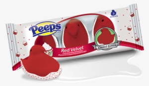 Red Velvet Isn't Just For Cupcakes And Waffles - Just Born Marshmallow Chicks - 2 Count, 3 Oz Box #2687325