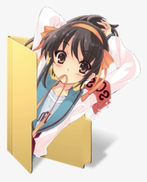 Haruhi Suzumiya Folder Icon 11 By Hinatka3991 - Anime #2687467