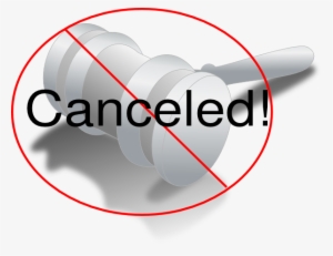 Court Canceled Clip Art - Law Cancelled #2689127