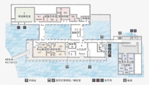 Sagawa Art Museum 馆内布展平面图 Beach Club, Art Museum, Flooring, - 佐川 美術館 平面 図 #2689326